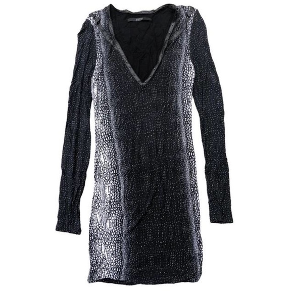 Guess Los Angeles Long Sleeve Sheath Dress - Picture 1 of 4
